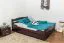 Bett 140 x 200 cm Buche Schokobraun