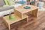 Couchtisch Eiche Massivholz Farbe: Natur 50x100x60 cm Wohnzimmermöbel Wohnzimmereinrichtung