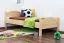 Kinderbett / Jugendbett Buche massiv Vollholz natur 113, inkl. Lattenrost - 90 x 200 cm (B x L)