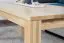 Beistelltisch Couchtisch Kiefer massiv Natur 50x120x60 cm