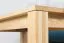 Beistelltisch Couchtisch Kiefer massiv Natur 50x120x60 cm