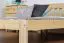 Doppelbett / Gästebett Kiefer massiv Vollholz natur 75, inkl. Lattenrost - 160 x 200 cm (B x L)