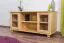 TV-Unterteil Massivholz Farbe: Natur 55x118x47 cm 