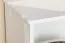 Regal, Küchenregal, Wohnzimmerregal, Bücherregal - 60 cm breit, Kiefer Holz-Massiv, Farbe: Weiß
