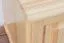 TV-Lowboard Massivholz Farbe: Natur 55x136x47 cm 