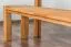Hockerbank Buche Massivholz