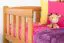 Kinderbett / Juniorbett Kiefer massiv Vollholz Erlefarben 96, inkl. Lattenrost - 90 x 160 cm (B x L)