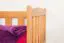 Kinderbett / Juniorbett Kiefer massiv Vollholz Erlefarben 96, inkl. Lattenrost - 90 x 160 cm (B x L)