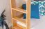 Etagenbett / Stockbett 90 x 200 cm "Easy Premium Line" K17/n, Höhe 174 cm, Buche Massivholz Natur lackiert, teilbar, großer Abstand zwischen den Betten