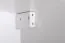 Wohnwand mit LED-Beleuchtung Kongsvinger 79, Farbe: Eiche Wotan / Grau Hochglanz - Abmessungen: 160 x 330 x 40 cm (H x B x T), mit vier Türen