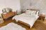 Doppelbett Masterton 02 Wildeiche massiv geölt - Liegefläche: 200 x 200 cm (B x L)