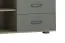 Kommode Ciomas 22, Farbe: Sonoma Eiche / Grau - Abmessungen: 104 x 170 x 40 cm (H x B x T)
