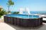 Pool oval Sunnydream 06, 6,40 x 4,00 Meter, inklusive Premium Filteranlage,  Filtermedium, Poolleiter, Poolfolie, Boden- und Wandvlies, Edelstahl-Eckverbindungen