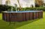 Pool oval Sunnydream 06, 6,40 x 4,00 Meter, inklusive Premium Filteranlage,  Filtermedium, Poolleiter, Poolfolie, Boden- und Wandvlies, Edelstahl-Eckverbindungen
