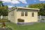 Gartenhaus Patscherkofel inkl. Fußboden - 40 mm Blockbohlenhaus, Grundfläche: 18,2 m², Flachdach