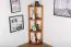 Regal / Eckregal Kiefer massiv Vollholz Eichefarben Junco 61 - Abmessungen: 125 x 40 x 30 cm (H x B x T)