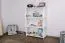 Regal Kiefer massiv Vollholz Weiß Junco 56A - Abmessung 125 x 80 x 30 cm (H x B x T)