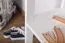 Regal Kiefer massiv Vollholz Weiß Junco 56A - Abmessung 125 x 80 x 30 cm (H x B x T)