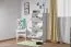 Schuhschrank Kiefer Vollholz massiv Weiß Junco 213 - Abmessung 115 x 58 x 30 cm (H x B x T)