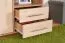 Kommode Curug 10, Farbe: Eiche / Buche hell - Abmessungen: 113 x 90 x 34 cm (H x B x T)