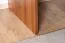 Schreibtisch Mojokerto 05, Farbe: Walnuss / Schwarz - Abmessungen: 77 x 120 x 60 cm (H x B x T)