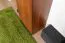 Schrank Mojokerto 20, Farbe: Walnuss / Schwarz - Abmessungen: 194 x 55 x 39 cm (H x B x T)