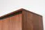 Schrank Mojokerto 20, Farbe: Walnuss / Schwarz - Abmessungen: 194 x 55 x 39 cm (H x B x T)