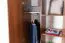 Kleiderschrank Mojokerto 24, Farbe: Walnuss / Schwarz - Abmessungen: 194 x 80 x 39 cm (H x B x T)