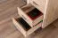 Rollcontainer Cianjur 17, Farbe: Eiche / Weiß - Abmessungen: 77 x 45 x 60 cm (H x B x T)