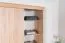 Schiebetürenschrank / Kleiderschrank Wewak 22, Farbe: Sonoma Eiche - Abmessungen: 200 x 120 x 62 cm (H x B x T)