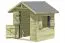 Kinderspielhaus K52 - Abmessungen: 1,50 x 1,50 Meter