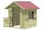 Kinderspielhaus K52 - Abmessungen: 1,50 x 1,50 Meter