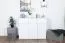 Jugendzimmer - Kommode Alard 06, Farbe: Weiß - Abmessungen: 94 x 120 x 40 cm (H x B x T)
