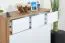 Jugendzimmer - Kommode Alard 06, Farbe: Eiche / Weiß - Abmessungen: 94 x 120 x 40 cm (H x B x T)