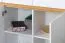 Jugendzimmer - Kommode Alard 06, Farbe: Eiche / Weiß - Abmessungen: 94 x 120 x 40 cm (H x B x T)
