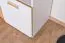 Jugendzimmer - Schrank Dennis 07, Farbe: Esche / Weiß - Abmessungen: 188 x 80 x 40 cm (H x B x T)