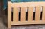 Buche Massivholz Bettgestell 160 x 200 cm Natur