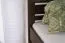 Bequemes Einzelbett / Gästebett Buche Vollholz 115, Walnussfarben, inkl. Lattenrost, Matratzenmaße 140 x 200 cm, ansprechendes Design, gut kombinierbar