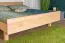 Doppelbett / Gästebett Buche massiv Vollholz natur 116, inkl. Lattenrost - Abmessung 180 x 200 cm