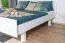 Jugendbett Buche Vollholz 116, in Weiß, inkl. Lattenrost, Matratzenmaße 180 x 200 cm, modernes Design, einfache und schnelle Montage