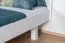 Jugendbett Buche Vollholz 116, in Weiß, inkl. Lattenrost, Matratzenmaße 180 x 200 cm, modernes Design, einfache und schnelle Montage
