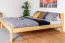 Doppelbett / Gästebett Kiefer massiv Vollholz natur 73, inkl. Lattenrost - Abmessung 180 x 200 cm