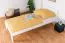 Weißes Kinderbett, modernes Jugendbett Kiefer Massivholz 74, inkl. Lattenrost, Matratzenmaße 90 x 200 cm, professionell verarbeitet, hohe Qualität