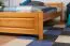 Jugendbett Kiefer massiv Vollholz Erlefarben 77, inkl. Lattenrost - Abmessung 160 x 200 cm (B x L)