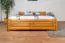 Jugendbett Kiefer massiv Vollholz Erlefarben 77, inkl. Lattenrost - Abmessung 160 x 200 cm (B x L)