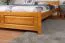 Jugendbett Kiefer massiv Vollholz Erlefarben 77, inkl. Lattenrost - Abmessung 160 x 200 cm (B x L)