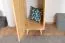 Schrank Kiefer massiv natur Aurornis 01 - Abmessungen: 200 x 50 x 60 cm (H x B x T)