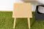 Hocker Kiefer massiv natur Aurornis 66 - Abmessungen: 45 x 32 x 32 cm (H x B x T)