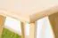 Hocker Kiefer massiv natur Aurornis 66 - Abmessungen: 45 x 32 x 32 cm (H x B x T)