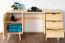 Schreibtisch Kiefer massiv natur Aurornis 69 - Abmessungen: 75 x 142 x 55 cm (H x B x T)